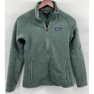 Patagonia Better Sweater Jacket Womens XXS Blue Green Fleece Full Zip Pockets